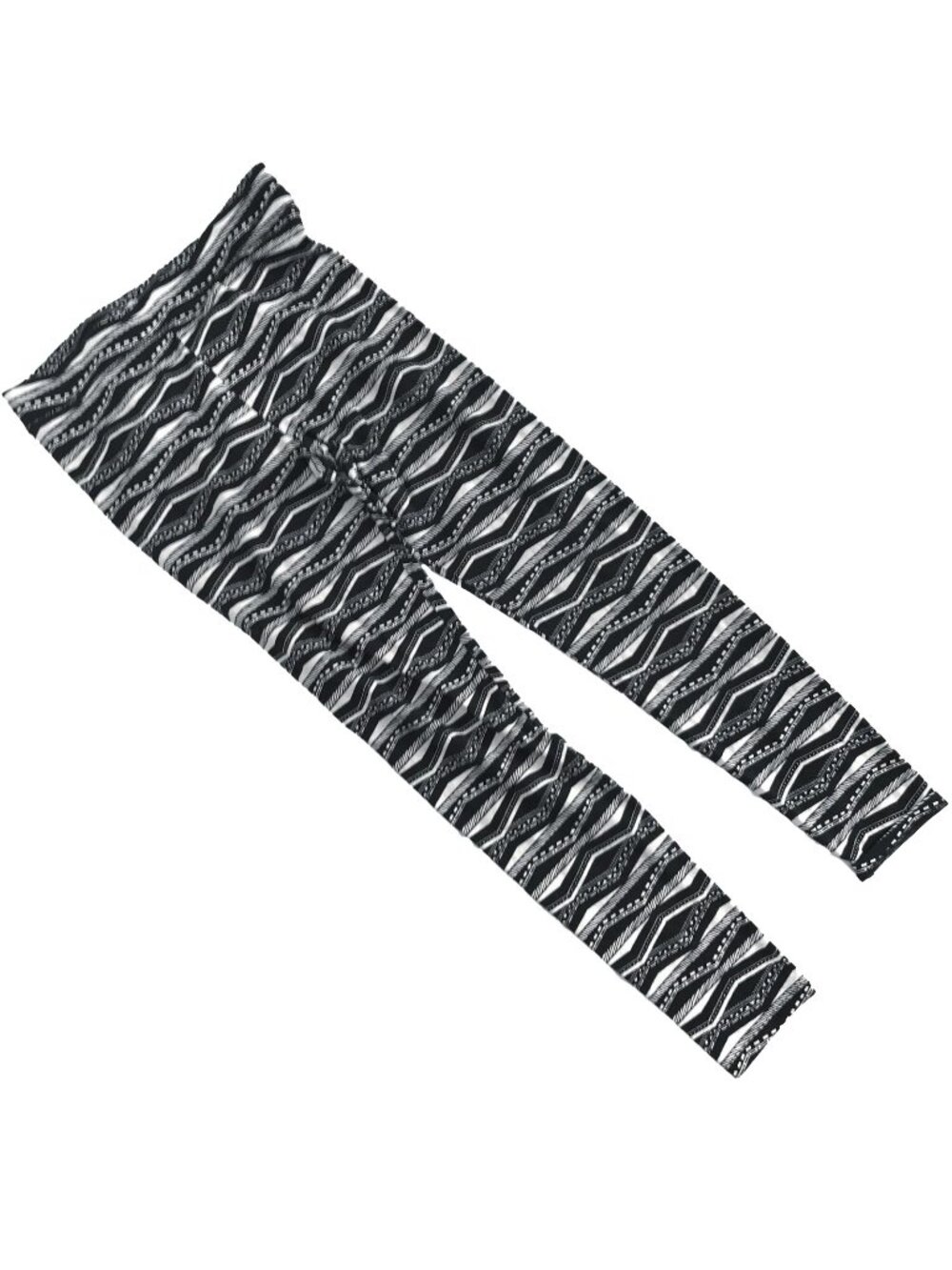 PINK Victoria's Secret VS Small Black White Geometric Cotton Dog Leggings - Picture 2 of 11